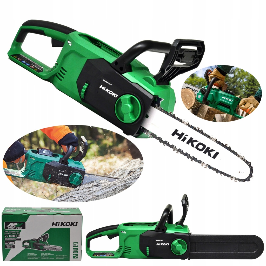 Hikoki CS3630DB ( CS3630DBW4Z ) CS3630DB W4Z KETTINGZAAG 36V, BL, MV, 300MM, EXCLUSIVE in DOOS