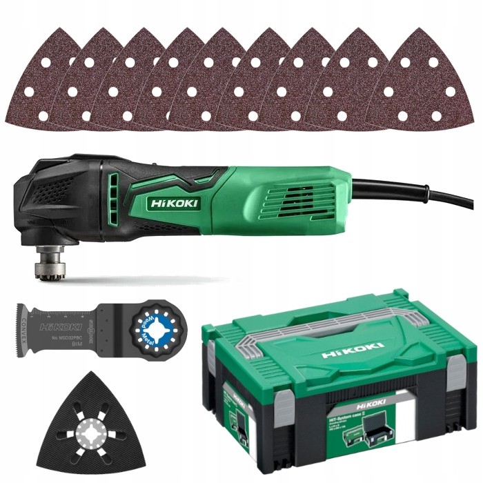 Hikoki CV350V2 ( CV350V2W1Z ) CV350V2 W1Z MULTITOOL 230V, BL, STARLOCK/OIS, UNIVERSELE AANSLUITING, EXTRA ACCESSOIRES, in HSC II