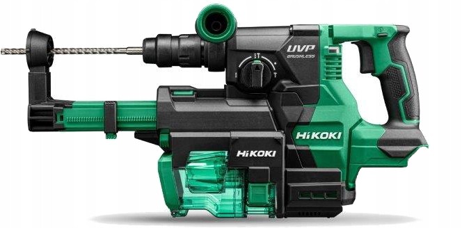 [4966376405756] Hikoki DH3628DC ( DH3628DCW3Z ) DH3628DC W3Z  ACCU BOOR-BREEKHAMER SDS PLUS 36V, BL, 3,2J, MV, RFC, incl. verwisselbare boorhouder, EXCLUSIVE in HSC IV, incl. stofafzuigunit