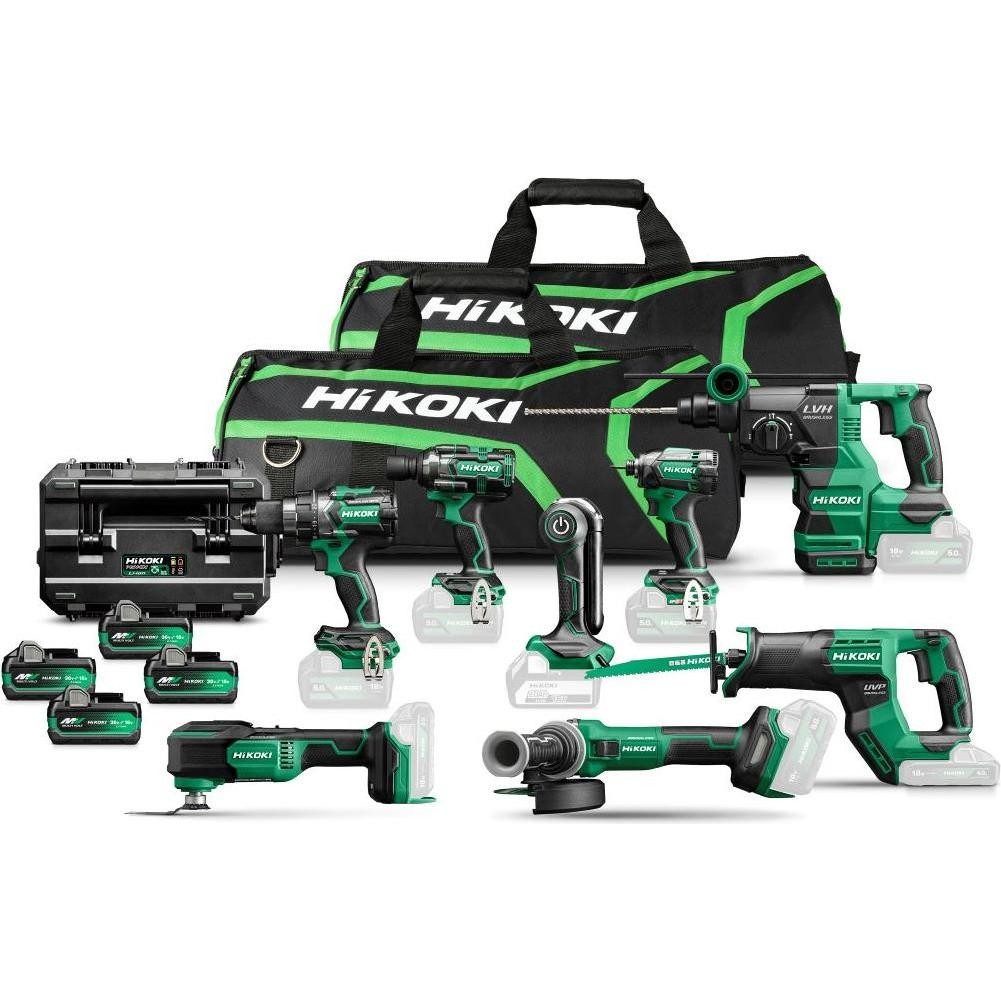 Hikoki DS18DC ( KC18H8A-MVA4 ) KC18H8A MVA4 18V COMBO,DS18DC, DH1826DA, WR18DH, WH18DC, G1813DE, CR18DMA, CV18DA, UB18DJL, UC18YTSL, 4X BSL36A18X met DRAAGTAS
