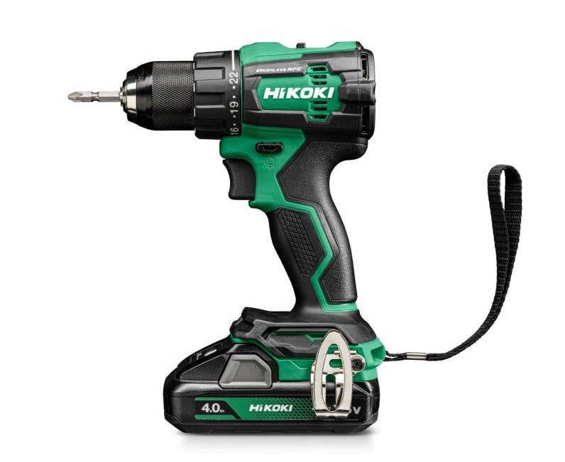 Hikoki DS18DE ( KC18DEWHZ ) KC18DE WHZ, DS18DE ACCU BOOR-SCHROEFMACHINE 70 Nm, WH18DC SLAGSCHROEVENDRAAIER 1/4" 18V, G1813DA HAAKSE SLIJPMACHINE, DH1826DA BOOR-BREEKHAMER , 3x 5,0Ah, UC18YFSL in DRAAGTAS