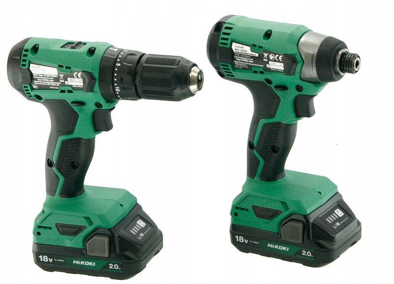 [4966376400782] Hikoki DV18DA ( KC18DAWCZ ) KC18DA WCZ, DV18DA ACCU KLOP-BOORSCHROEFMACHINE 18V, 50Nm, MV en WH18DA ACCU SLAGSCHROEVENDRAAIER 18V, BL, 140Nm, MV, 2x 18V 2.0Ah, in KUNSTSTOF KOFFER
