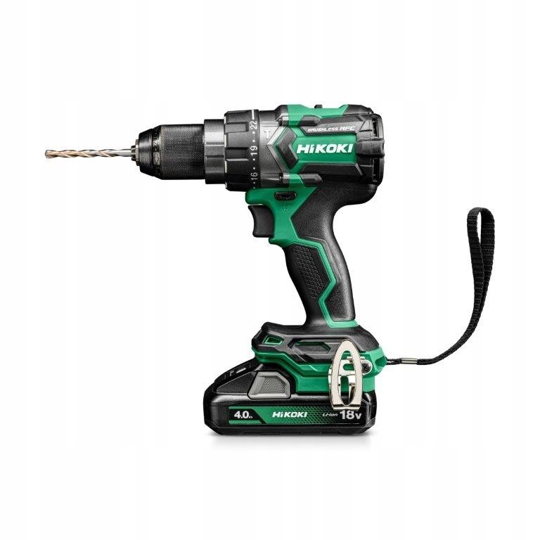 Hikoki DV18DC ( DV18DCWHZ ) DV18DC WHZ ACCU KLOP-BOORSCHROEFMACHINE 18V, BL, 140 Nm, MV, RFC, 2x 18V 4,0Ah in HSC II
