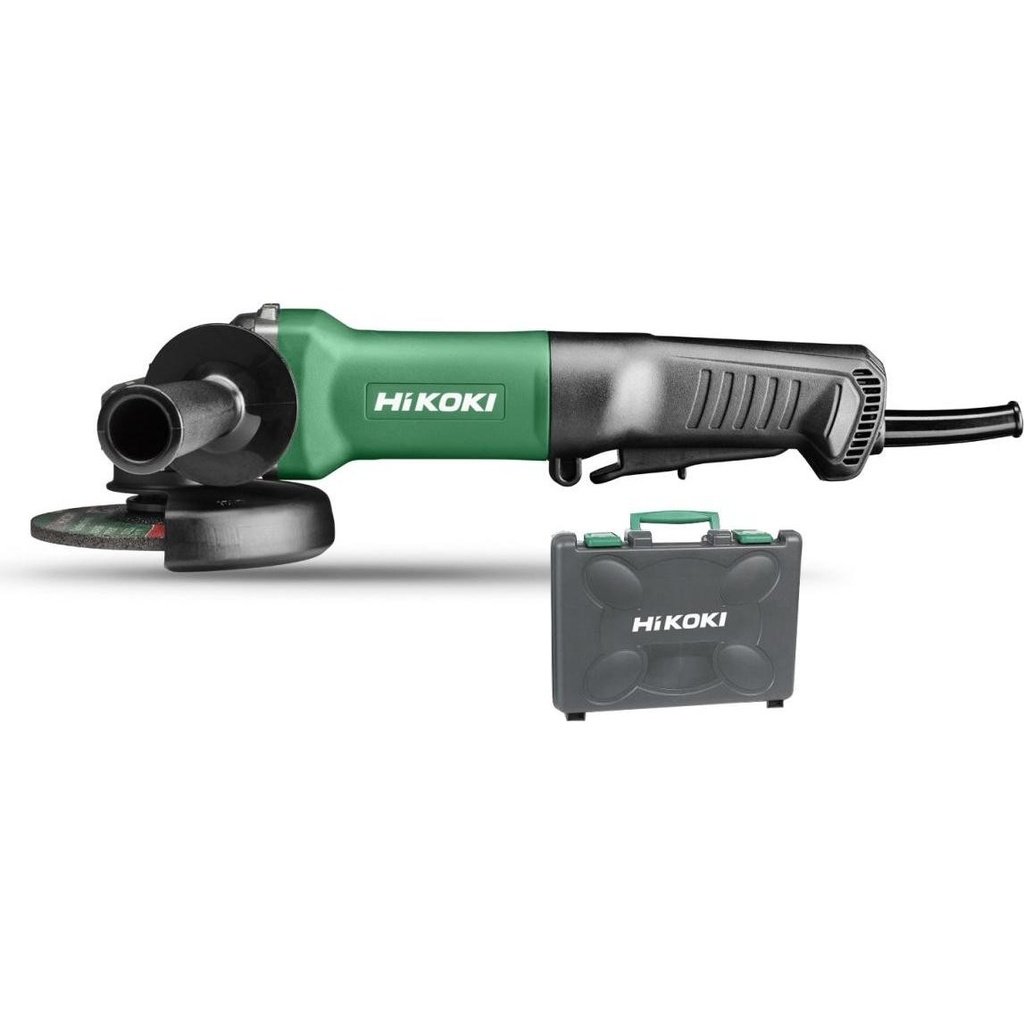 [4966376331529] Hikoki G13SE3 ( G13SE3YZZ ) G13SE3 YZZ HAAKSE SLIJPMACHINE 230V, 1.400 W, 125MM, in KUNSTSTOF KOFFER