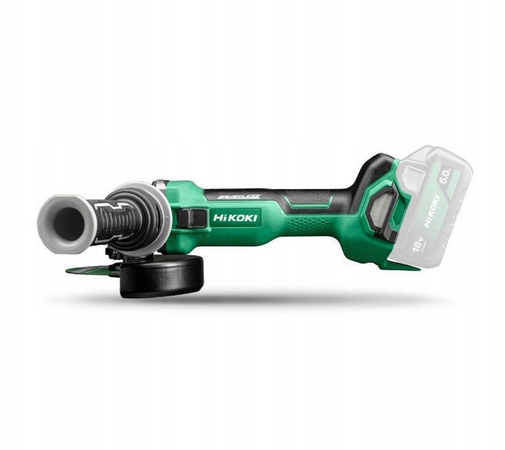 Hikoki G1813DA ( G1813DAW4Z ) G1813DA W4Z ACCU HAAKSE SLIJPMACHINE 18V, BL, 125MM, MV, EXCLUSIVE in DOOS