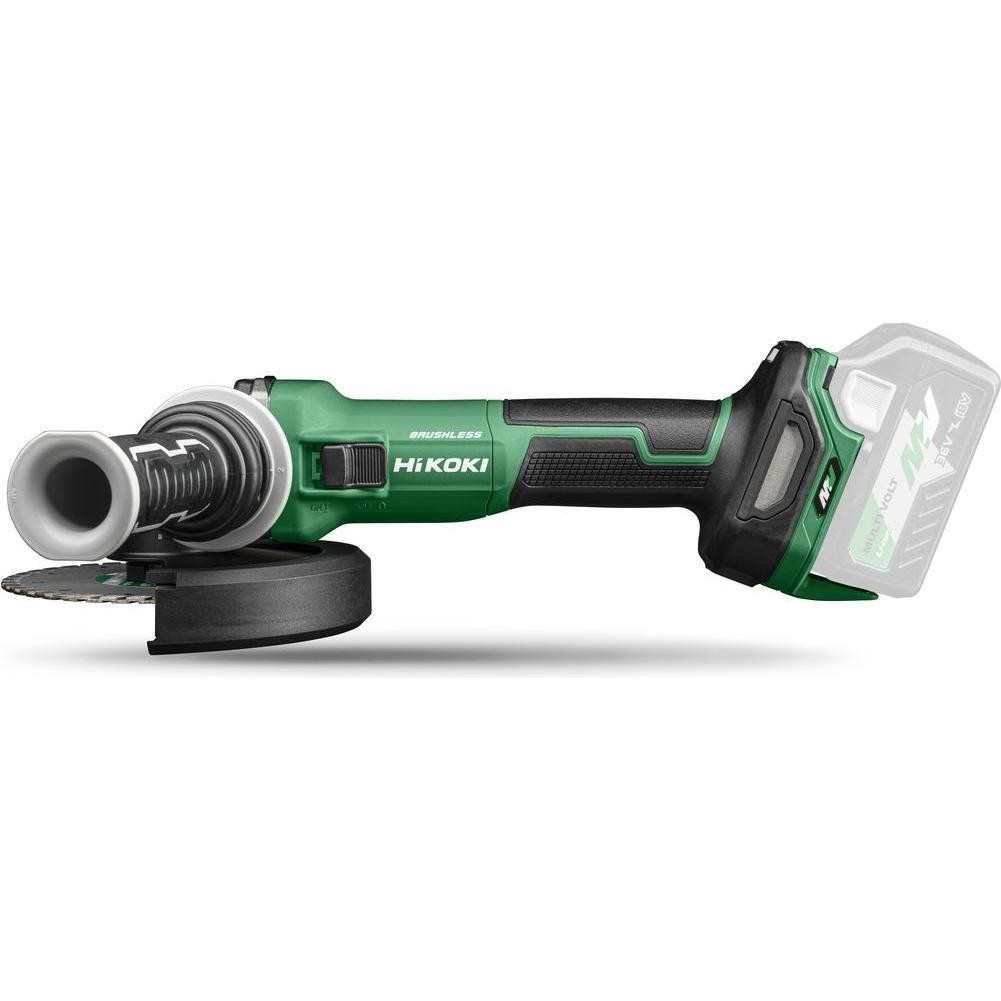 Hikoki G3615DVE ( G3615DVEW2Z ) G3615DVE W2Z ACCU HAAKSE-SLIJPMACHINE 36V, 1500W, VARIABEL TOERENTAL, BL, 150MM, REM, MV, EXCLUSIVE in HSC II