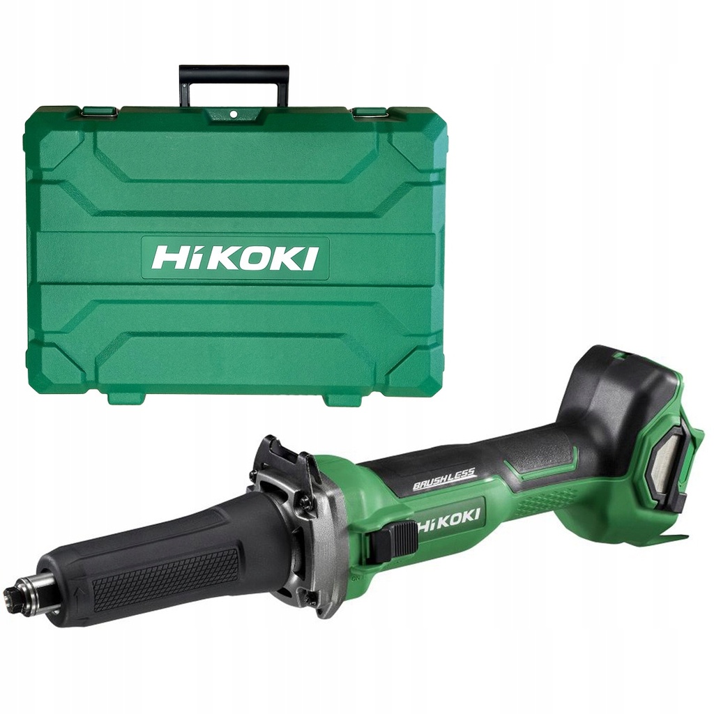 [4966376337354] Hikoki GP18DA ( GP18DAWGZ ) GP18DA WGZ ACCU RECHTE SLIJPMACHINE 18V, BL, 7000 -29000tr, REM, MV, 2x 5,0Ah in KUNSTSTOF KOFFER