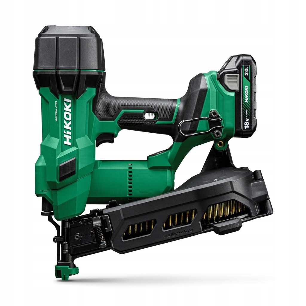 Hikoki NV1845DA ( NV1845DAWXZ ) NV1845DA WXZ  ACCU TROMMELSPIJKERAPPARAAT 18V, BL, 18V, 22-45MM, MV, 2x 18V 2,0Ah in HSC IV