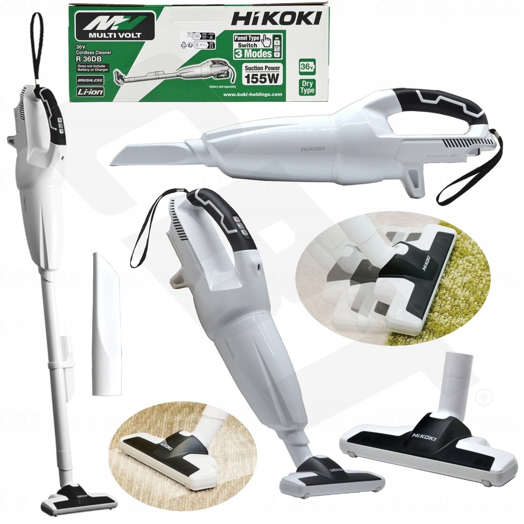 [4966376409129] Hikoki R36DB ( R36DBW4Z ) R36DB W4Z ACCU STOFZUIGER 36V, BL, MV, EXCLUSIVE in DOOS