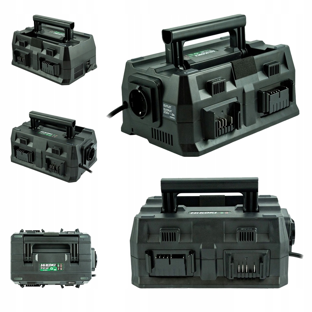 [4966376338153] Hikoki UC18YTSL ( UC18YTSLW1Z ) UC18YTSL(S) W1Z MULTI LADER (4 ACCU'S) 12V/14,4/18 MV