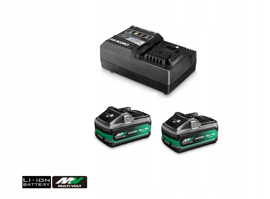 Hikoki BOOSTERPACK B2, SNELLADER UC18YSL3 en 2x MV-BX [36V 4,0Ah/18V 8,0Ah]