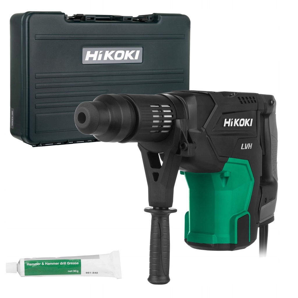 Hikoki DH45MA WSZ SDS-MAX BOOR-BREEKHAMER 230V, 1.400 W, 11,4J, UVP, in KUNSTSTOF KOFFER