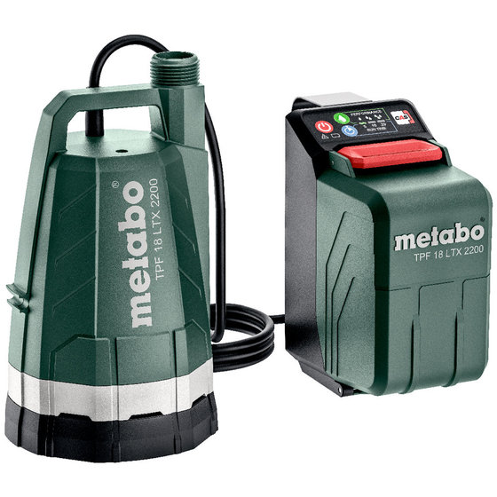Metabo 601729850 TPF 18 LTX 2200 Accu Dompelpomp TPF 18 LTX 2200