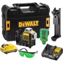 DEWALT DCE089D1G-QW 12V XR accu-multilijnlaser zelfnivellerend groen met 3x 360° stralen in TSTAK (1x 2,0Ah accu + lader)