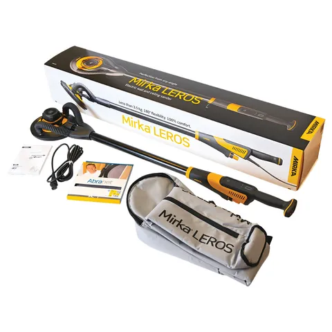 [6416868583816] Mirka LEROS 950CV Wandschuurmachine 225mm pad+schroeven Tas