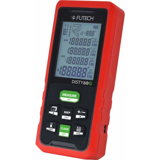 [5420073803035] FUTECH Disty 60 laserafstandsmeter groen 60m - 202.60G