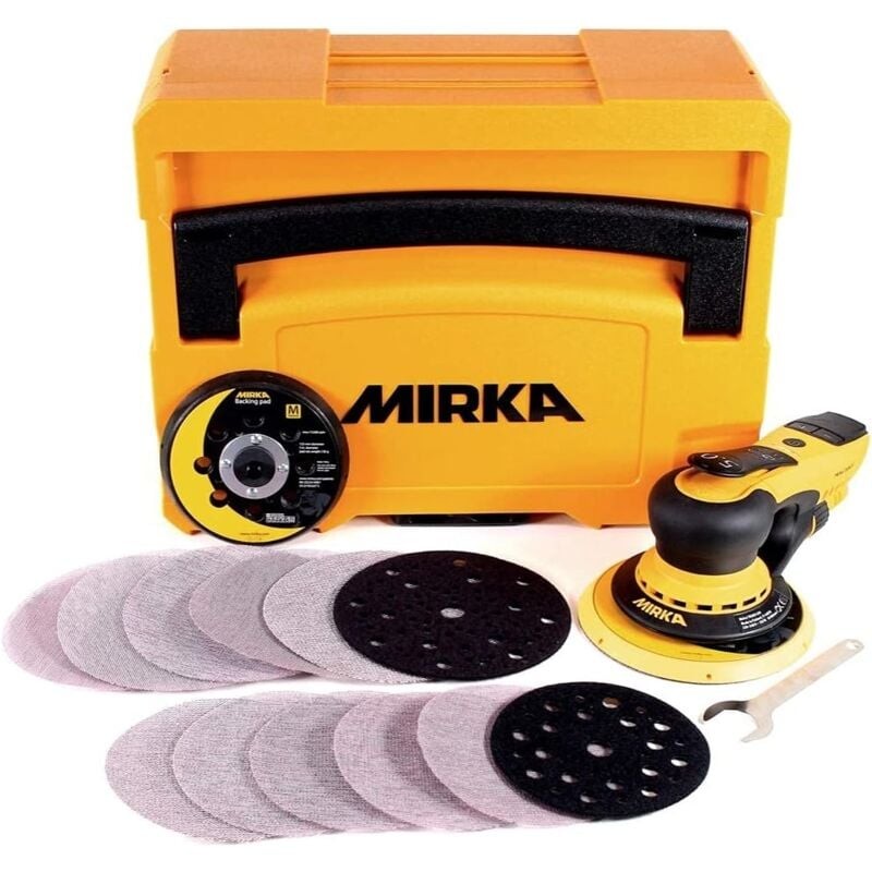 [6416868227413] Mirka MID5650404CA Deros II 5650 CV 125/150 mm Schuurmachine 5 mm uitslag in T-Loc systainer