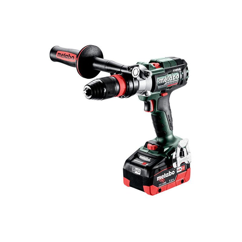 Metabo 603182660 SB 18 LTX-3 BL Q I Metal Accu-klopboormachine; 18V 2x5.5Ah LiHD; Lader ASC 145; metaBOX 145 L 18v 3de versnelling