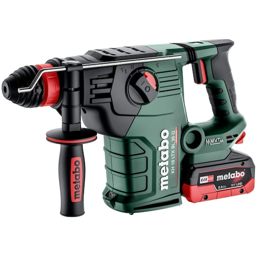 [4061792264236] Metabo 600813810 KH 18 LTX BL 35 Q  Accu combihamer SDS-plus, 18V 2x8,0 Ah LiHD; Lader ASC 145; metaBOX 185 XL; met Metabo-Quick-wisselkop 18v Brushless