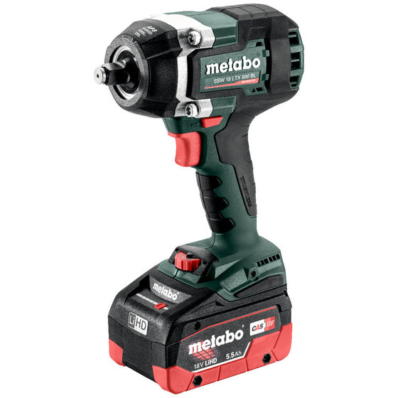 [4061792228719] Metabo 602403660 SSW 18 LTX 800 BL Accu-slagschroevendraaier/-slagmoersleutel; 18V 2x5.5Ah LiHD; Lader ASC 145; metaBOX 145 L 18v Brushless