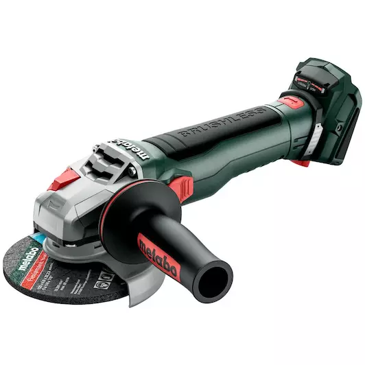 Metabo 613054850 WB 18 LT BL 11-125 Quick Accu-haakse slijper; 18V; doos; met rem, snelspanmoer 18v Brushless