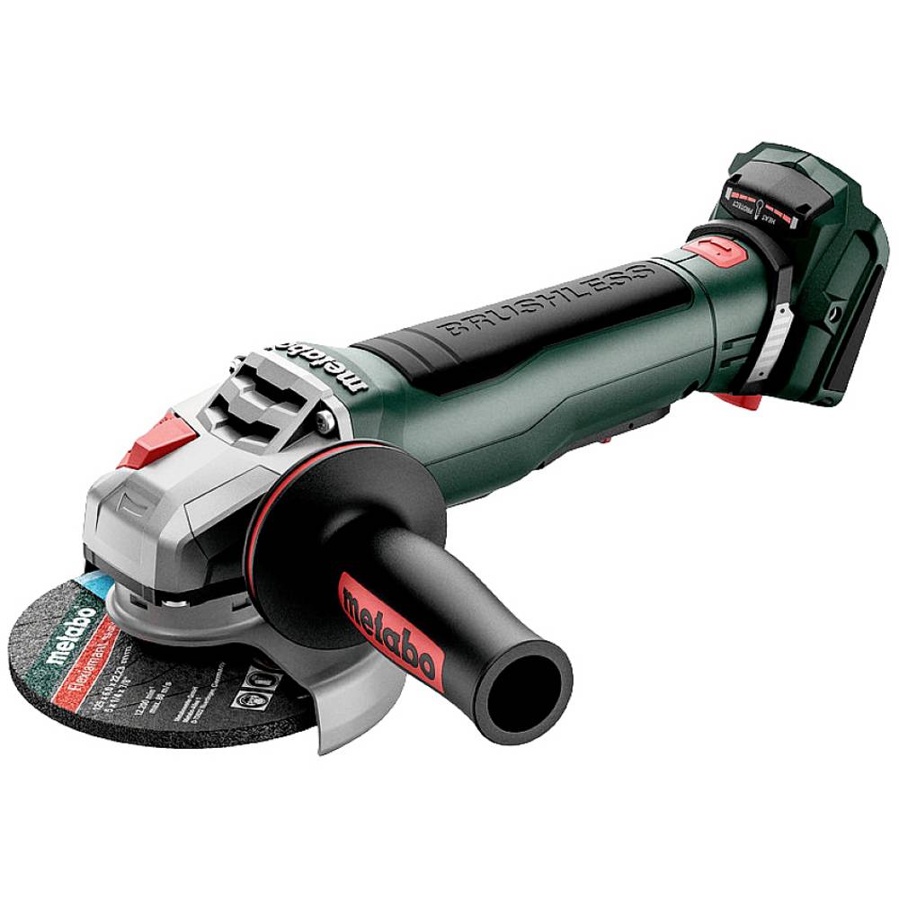 [4061792206908] Metabo 613059840 WPB 18 LT BL 11-125 Quick Accu-haakse slijper; 18V; metaBOX 165 L; met rem, snelspanmoer 18v Dodemansschakelaar