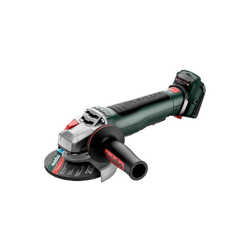 [4061792206397] Metabo 613059850 WPB 18 LT BL 11-125 Quick Accu-haakse slijper; 18V; doos; met rem, snelspanmoer 18v Dodemansschakelaar