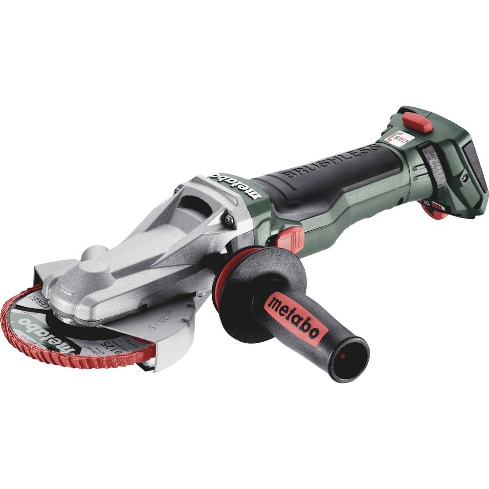 Metabo 601308840 Accu haakse platkop-slijper WVBF 18 LTX BL 15-125 Quick; metaBOX 165L; brushless motor met toerentalregeling en rem 18v Variabele snelheid