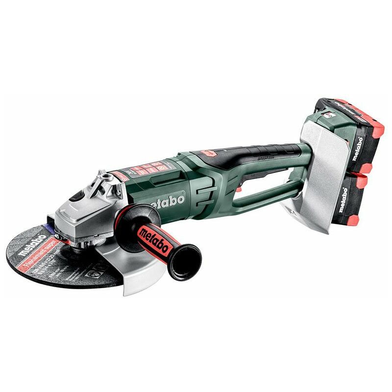 [4061792208988] Metabo 613103810 WPB 36-18 LTX BL 24-230 Quick Accu-haakse slijper; 18V 4x8Ah LiHD; Lader ASC 145 Duo; Kunststof koffer; met rem, snelspanmoer 2x 18v Brushless