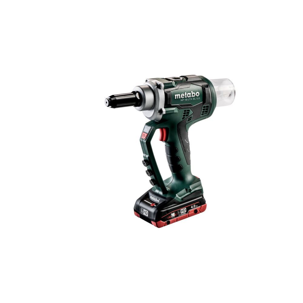 Metabo 619002800 NP 18 LTX BL 5.0 Accu-klinknagelpistool; 18V 2x4Ah LiHD; Lader ASC 55; metaBOX 145 L 18v Brushless