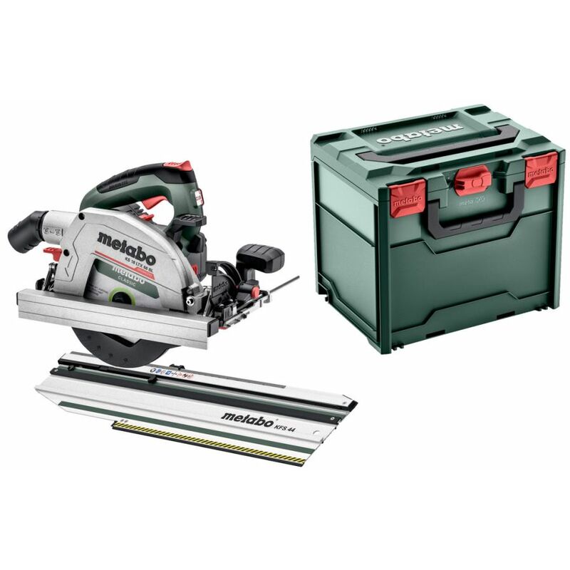 [4061792198876] Metabo 691194000 KS 18 LTX 66 BL Set Accu-cirkelzaag; 18V; metaBOX 340; met geleiderail KFS 44 18v Met geleiderail KFS 44