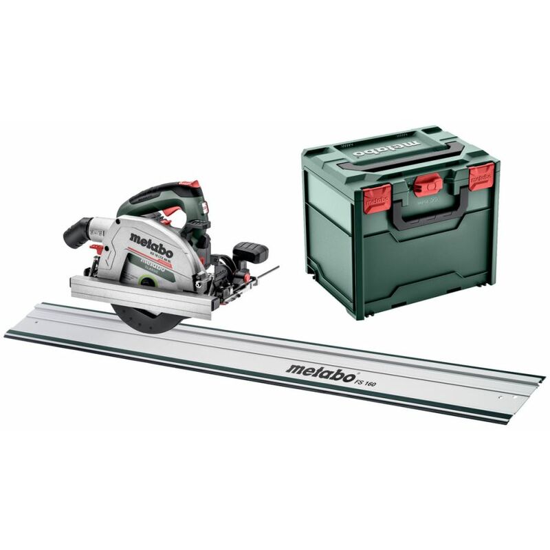 Metabo 691194840 KS 18 LTX 66 BL Set Accu-cirkelzaag; 18V; metaBOX 340; met geleiderail FS 160 18v Met geleiderail FS 160