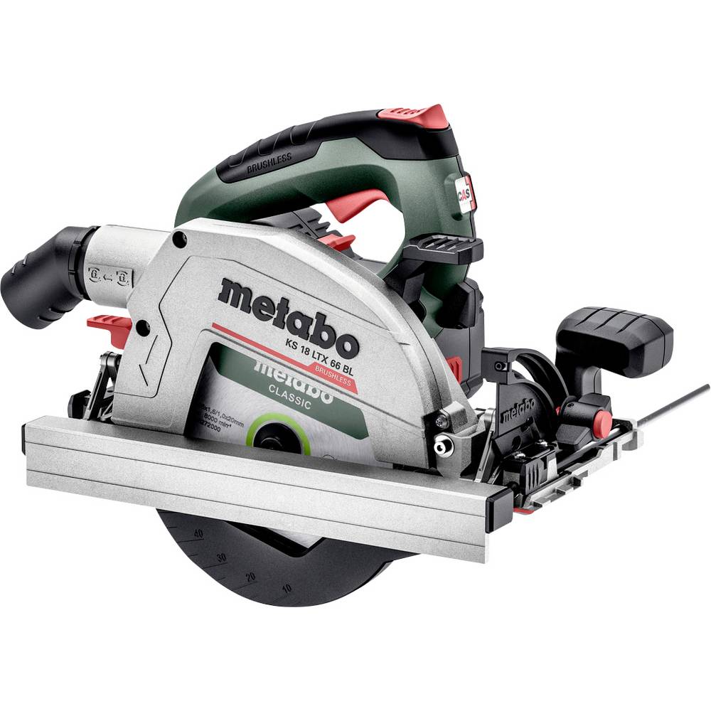 [4061792196490] Metabo 611866850 KS 18 LTX 66 BL Accu-cirkelzaag; 18V; doos 18v Brushless