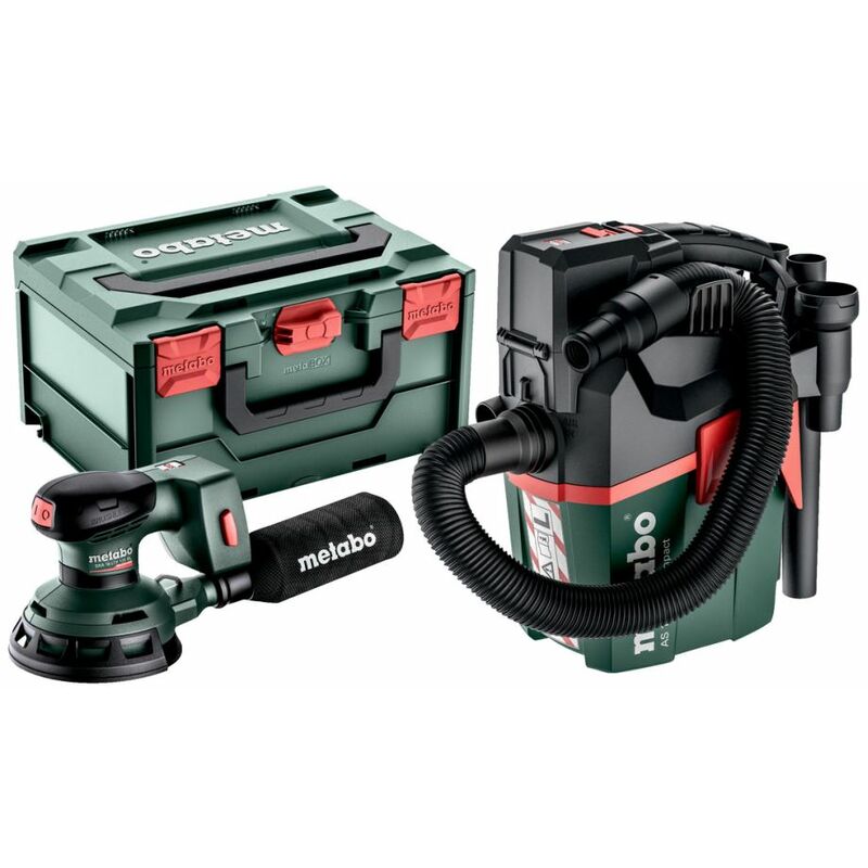 [4061792202849] Metabo 691199000 Set SXA 18 LTX 125 BL + AS 18 L PC Compact Accu-machines in set; 18V; 18v Met AS 18 L PC Compact