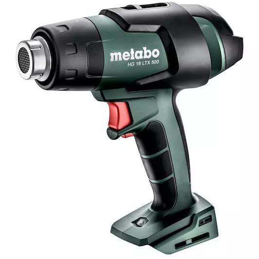 [4061792178724] Metabo 610502840 HG 18 LTX 500 Accu-heteluchtpistool; 18V; metaBOX 145 L 18v