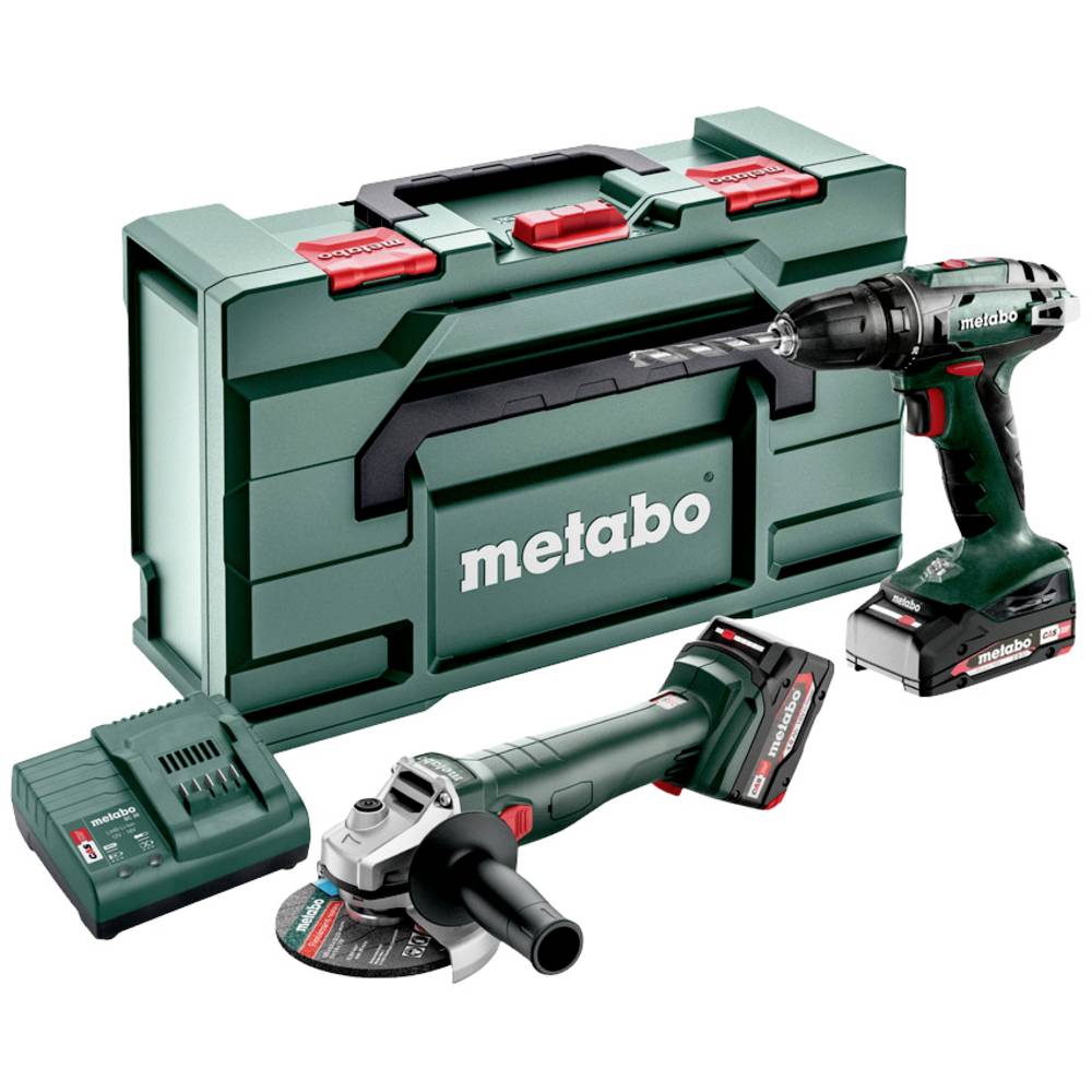 [4061792223790] Metabo 685204500 Combo Set 2.4.3 18 V Accu-machines in set; 18V; metaBOX 165 L; BS 18 + W 18 L 9-125 18v