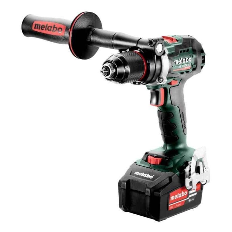 Metabo 602358650 BS 18 LTX BL I accu-boorschroefmachine; 18V 2x5.2Ah Li-Power; Lader ASC 55; metaBOX 145 L 18v Brushless