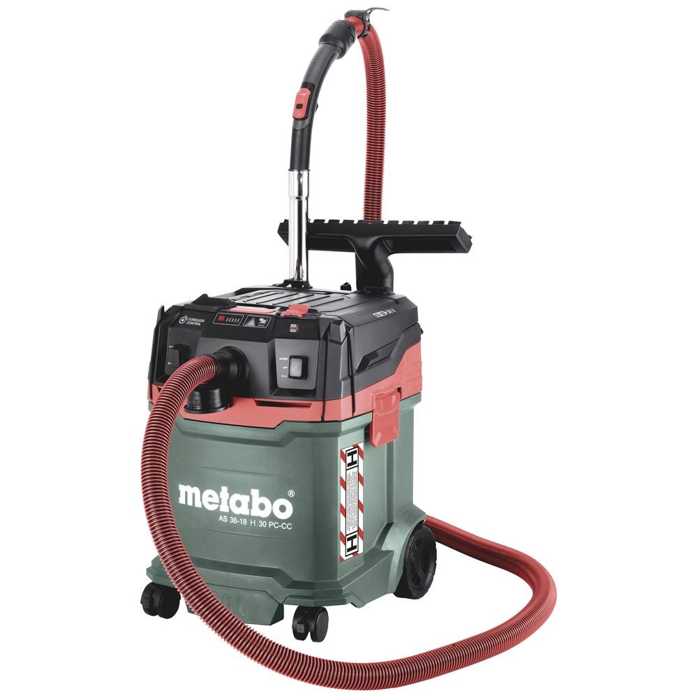 [4061792230644] Metabo 602075850 AS 36-18 H 30 PC-CC Accu-zuiger; 18V; ; met handmatige filterreiniging en CordlessControl 2x 18v