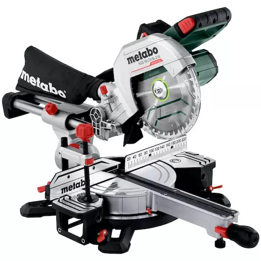 [4061792251366] Metabo 614216920 KGS 18 LTX BL 216 Accu-afkortzaag; 18V 1x4Ah Li-Power; Lader ASC 55; doos; met trekfunctie 18v