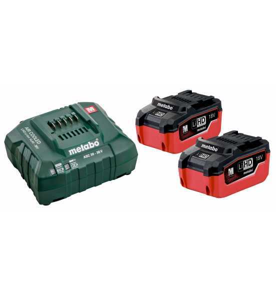 Metabo 685122000 Batterij Basic-Set 2 x LiHD 5.5 Ah 18v