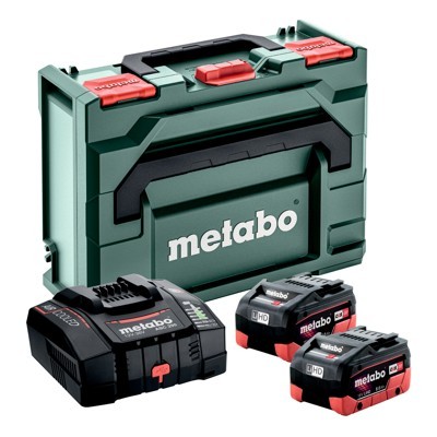 Metabo 685303000 Batterij Basic-Set 2 x LiHD 8,0 Ah, ASC 290 + mB 18v