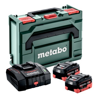 Metabo 685304000 Batterij Basic-Set 2 x LiHD 10,0 Ah, ASC 290 + mB 18v