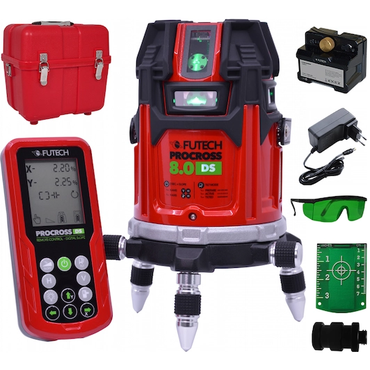 FUTECH ProCross 8.0 DS kruislijnlaser groen - 044.80G