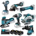MAKITA DLX7030T3J 18V LXT Cordless Tool Set 7-piece in MAKPACs (3x 5.0Ah battery + charger)