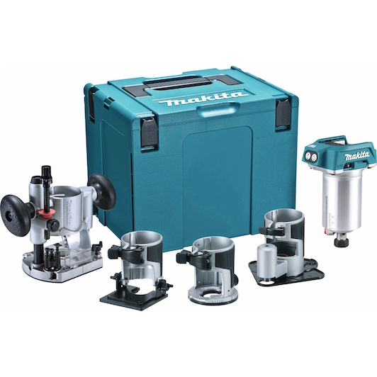 [0088381846127] MAKITA DRT50ZJX2 18V LXT accu-bovenfrees/kantenfrees 6-8mm in MAKPAC (zonder accu en lader)