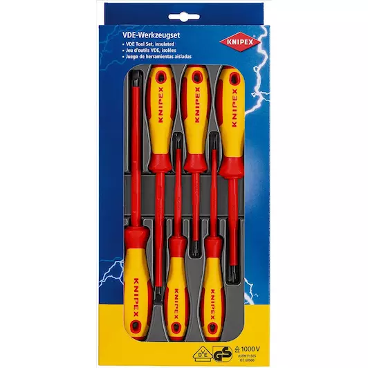 [4003773075523] Knipex 00 20 12 V01 SCHROEVEDRAAIER-SET