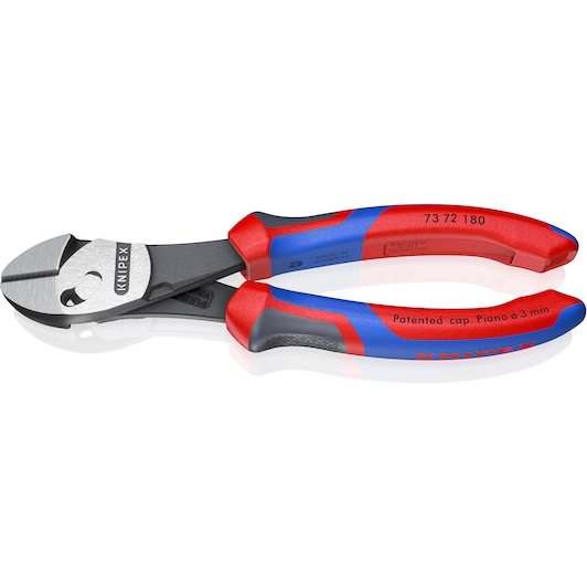 [4003773074779] Knipex 73 72 180 TwinForce® Hoogwaardige zijsnijtangen