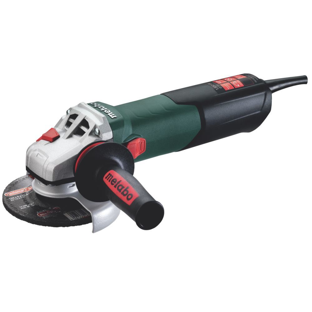 Metabo 600496000 WEVA 15-125 Quick Haakse slijper; doos; met toerentalregeling, snelspanmoer 230v Variabele snelheid / autobalancer