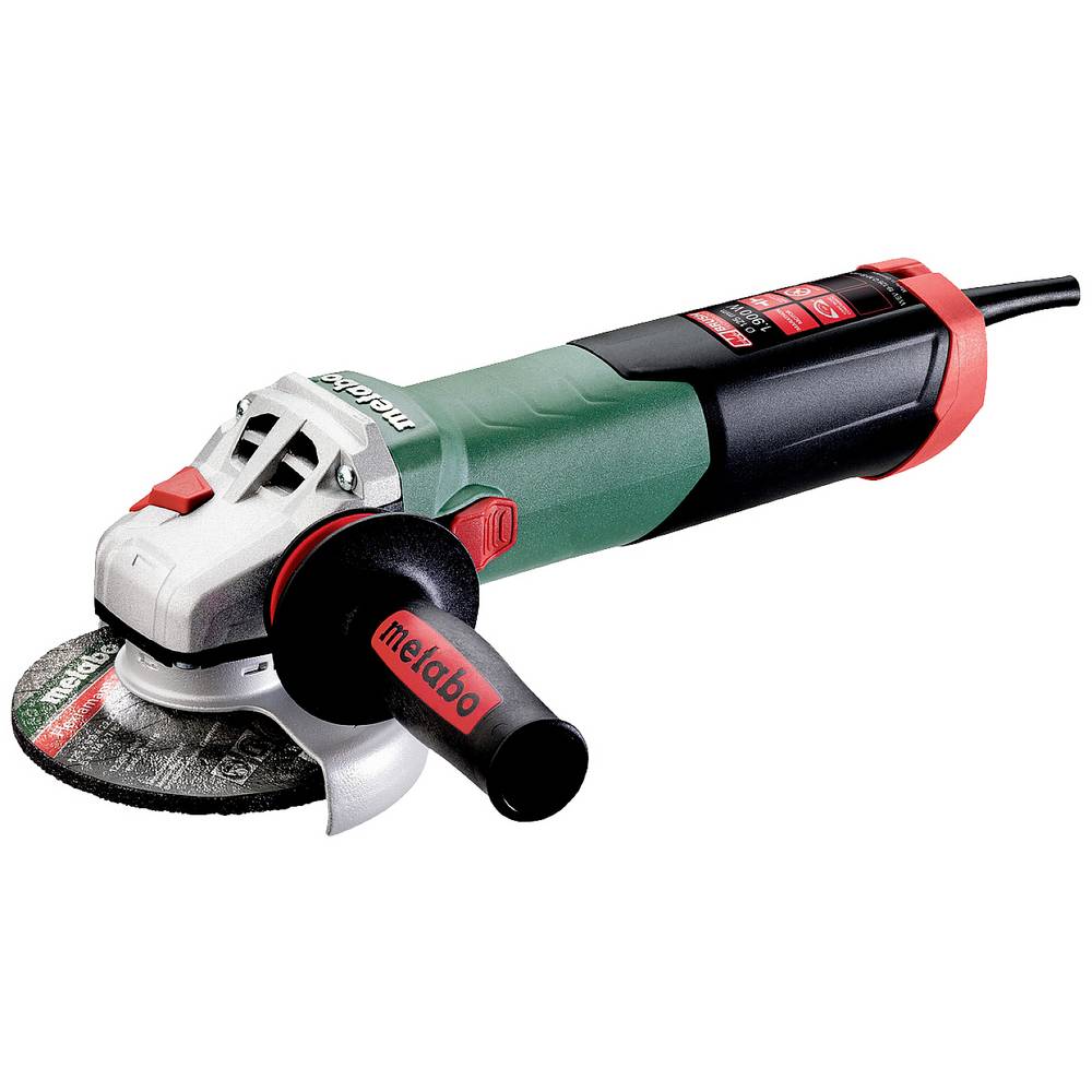 Metabo 613108000 WEV 19-125 Q M-Brush Haakse slijper; doos; met toerentalregeling, snelspanmoer 230v Variabele snelheid