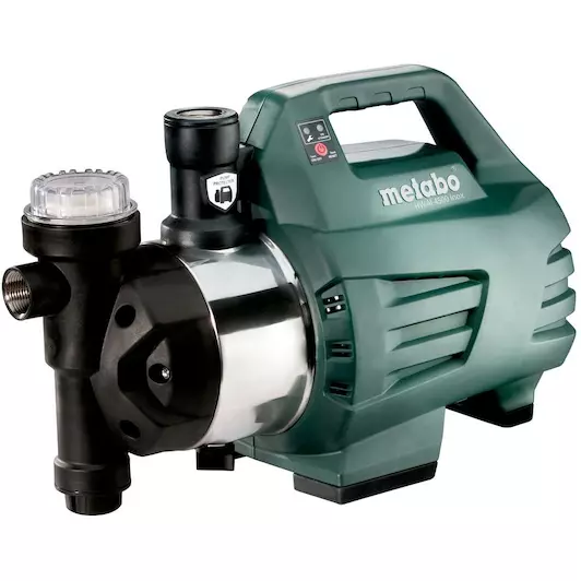 Metabo 600979000 HWAI 4500 Inox Huiswaterautomaat; doos 230v Ingebouwde filter